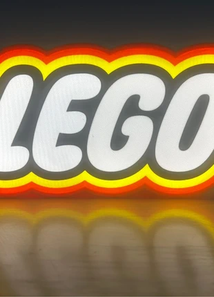 Veilleuse décorative LEGO – logo lumineux en 3D, marke: LEGO, zustand: Sehr gut, 19,00 €, 20,65 € beinhaltet Vinted-Käuferschutz Pro
