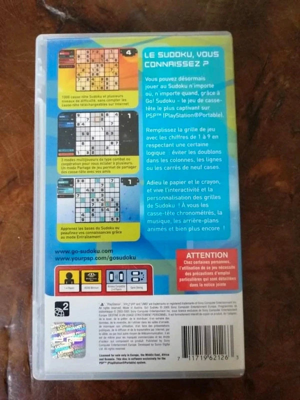 Professeur sudoku psp - Vinted