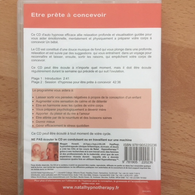 Cd Grossesse Etre Prete A Concevoir Natal Hypnotherapie Vinted