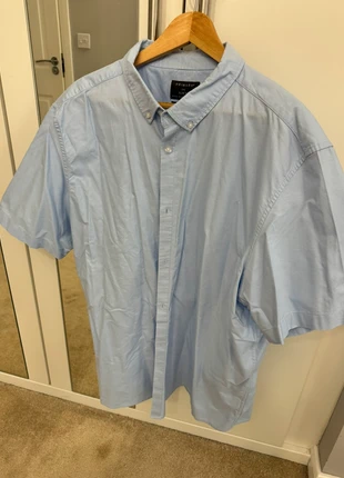 Light Blue Primark Short Sleeve Cotton Oxford Shirt, brand: Primark, condition: Very good, size: XXXL, £3.00, £3.85 includes Buyer Protection