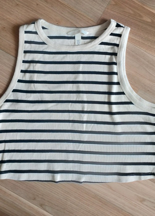 Top débardeur crème noir rayé hm taille XL neuf, brand: H&M, condizioni: Nuovo senza cartellino, taglia: XL / IT 46 / EU 42, €3.00, €3.85 include la Protezione acquisti