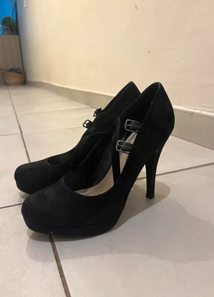Talon noir gémo pour femme en taille 38, marke: Gémo, zustand: Sehr gut, größe: 38, 5,00 €, 5,95 € inklusive Vinted-Käuferschutz