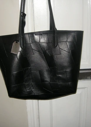 Leather Large Black Bag | Laptop Bag, brand: Long & Son, condition: New without tags, £29.00, £31.15 includes Buyer Protection