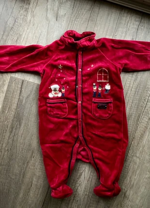 Grenouillère pyjama de Noël, brand: Sergent Major, condizioni: Ottime, taglia: 6-9 mesi / 68 cm, €8.00, €9.10 include la Protezione acquisti
