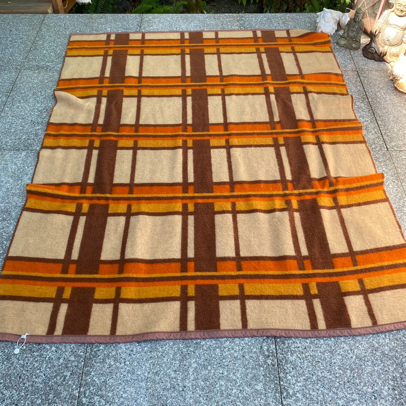 Vintage mid century modern blanket 1