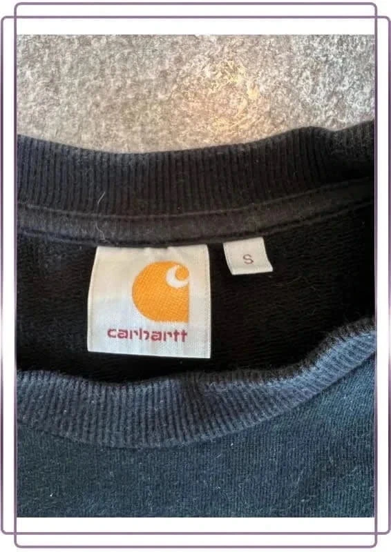 Sweat noir homme Carhartt taille S Hoodie Crew Neck men - Girocollo uomo - Rundhalsausschnitt Herren - photo numéro 4