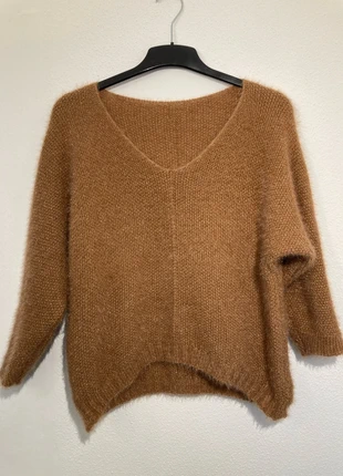 Bruine trui, merk: geen merk, staat: Heel goed, maat: M / 38 / 10, € 5,00, € 5,95 inclusief Kopersbescherming