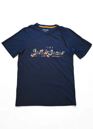 T-shirt Jack & Jones M Marine Orange Gris Noir, merk: Jack & Jones, staat: Heel goed, maat: M, € 4,00, € 4,90 inclusief Kopersbescherming