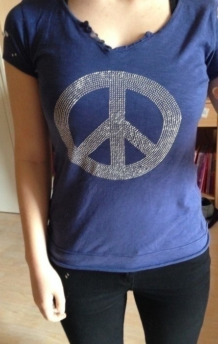 T-shirt peace and love 2