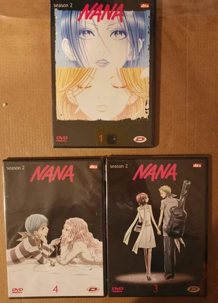 Anime. Nana 2 stagione. Dvd. Vol.1.3.4., estado: Novo com etiquetas, €10.00, €11.20 inclui Proteção do Comprador