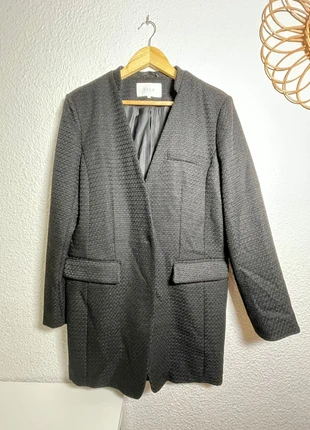 Abrigo negro tejido tweed Vila L, marque: Vila, état: Très bon état, taille: L / 40 / 12, 8,00 €, 9,10 € Protection acheteurs incluse