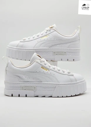 Sneakers Puma Mayze Classic - Taille 38 - très bon état - Blanc, brand: Puma, condition: Very good, size: 38, €35.00, €37.45 includes Buyer Protection Pro