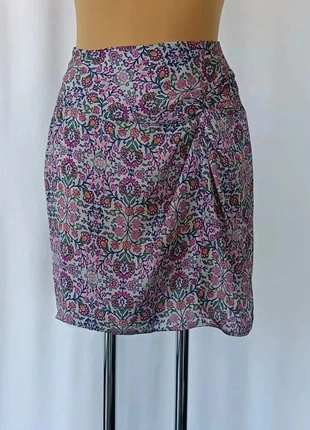 Jupe fleurie multicolore Camaïeu Taille 34 - J4, marque: Camaïeu, état: Neuf sans étiquette, taille: XS / 34 / 6, 6,00 €, 7,00 € Protection acheteurs (Pro) incluse