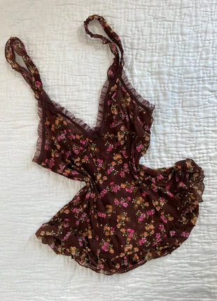 Top imprimé fleuri, estado: Muito bom, tamanho: S / 36 / 8, €25.00, €26.95 inclui Proteção do Comprador Pro