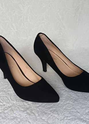 Escarpins noirs effet daim J.M Diamant Taille 40, brand: Jm. Diamant, condition: Good, size: 40, €4.00, €4.90 includes Buyer Protection Pro