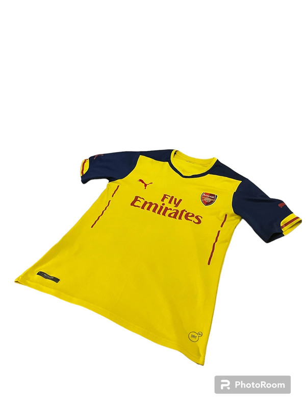 Arsenal 14 15 ozil puma away kit yellow Vinted