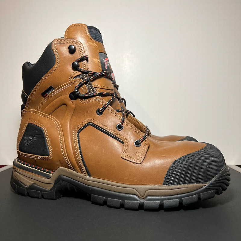 Mens Red Wing FlexForce 6 Waterproof Aluminum Toe Work Boots Size 13 Narrow Vinted