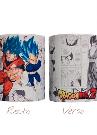 Mug Dragon Ball Z – Goku & Vegeta Super Saiyan Blue – 330 ml, marca: sans, estado: Muito bom, €10.00, €11.20 inclui Proteção do Comprador