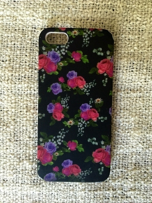 Coque fleurie iPhone 5 1