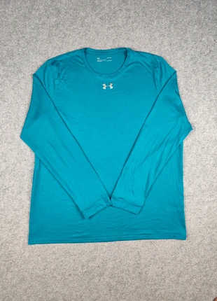 T-shirt Under Armour HeatGear Bleu Turquoise Manches Longues Homme L, marque: Under Armour, état: Très bon état, taille: L, 19,00 €, 20,65 € Protection acheteurs incluse