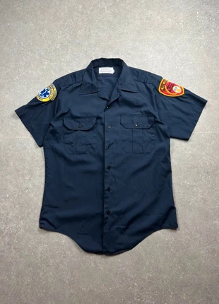 Vintage Made in Usa Work Shirt Short Sleeve Fire Dept, marca: Vintage Dressing, estado: Muy bueno, tamaño: M, 21,99 €, 23,79 € Protección al comprador Pro incluida
