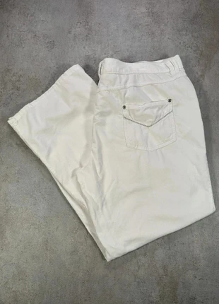 Pantalon En Velours Côtelé / Corduroy avenue jean blanc coupe droite poches arrieres v taille 18, marque: Vintage Dressing, état: Très bon état, taille: 5XL / 50 / 22, 5,00 €, 5,95 € Protection acheteurs (Pro) incluse