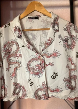 Camisa vintage dressing, marque: Bershka, état: Neuf sans étiquette, taille: S / 36 / 8, 6,00 €, 7,00 € Protection acheteurs incluse