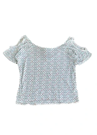 T-shirt dos nu à motifs pastel, marque: Jennyfer, état: Très bon état, taille: S / 36 / 8, 3,00 €, 3,85 € Protection acheteurs incluse