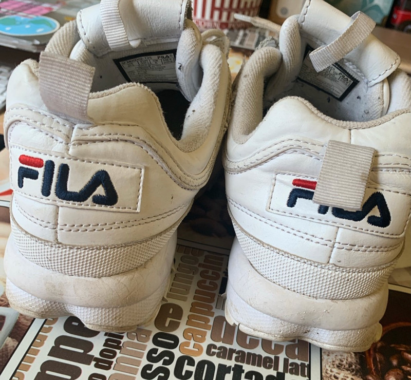 White fila distributor size 6 Vinted