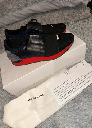 Balenciaga race runner 2025 black red