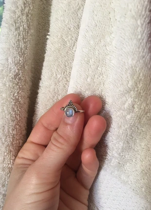 Bague argent 925 et pierre lune, marke: beloïa, zustand: Neu, größe: 50.6 mm / 16.1 mm Ø, 13,00 €, 14,35 € inklusive Vinted-Käuferschutz