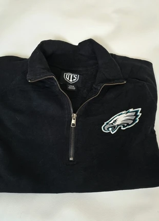 Pull Col zip nfl Eagles, marca: Vintage Dressing, estado: Muito bom, tamanho: L, €29.00, €31.15 inclui Proteção do Comprador Pro