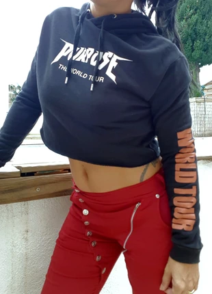 Sublime sweat shirt noir Purpose The World Tour Justin Bieber , marke: H&M, zustand: Neu, größe: XS / 34 / 6, 20,00 €, 21,70 € inklusive Vinted-Käuferschutz