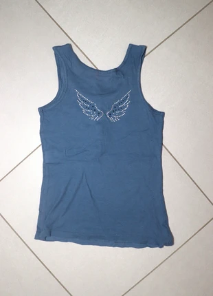 Top debardeur strass Y2K indie sleaze, merk: Vintage Love, staat: Heel goed, maat: S / 36 / 8, € 4,00, € 4,90 inclusief Kopersbescherming