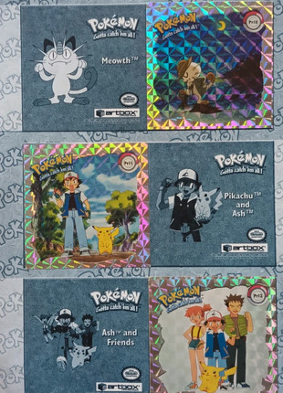 Stickers et autocollant Sacha et Pikachu pokemon