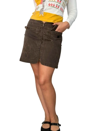 Mini jupe earthy velours côtelé taille basse vintage Y2K, brand: Vintage Dressing, condition: Very good, size: L / 40 / 12, €30.00, €32.20 includes Buyer Protection Pro