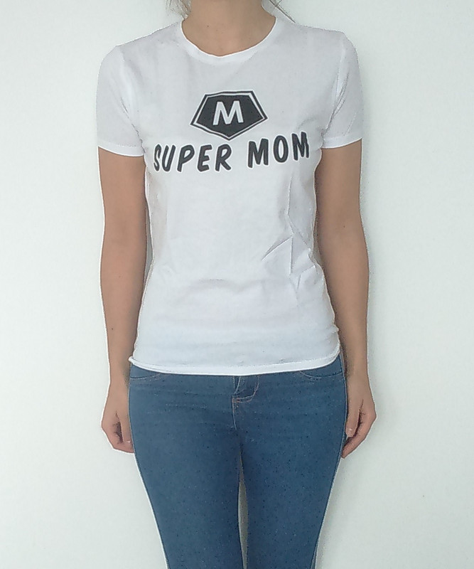 T-shirt Super Mom Woop 1