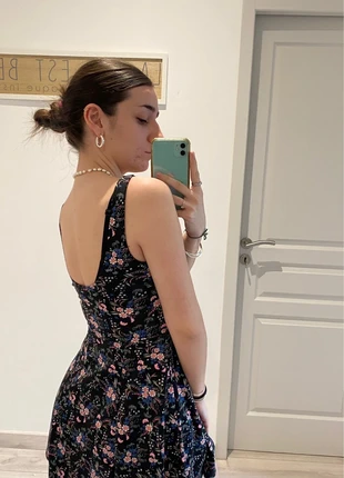 Robe d'été patineuse à fleurs, XS/34, brand: H&M, condition: Very good, size: XS / 34 / 6, €8.00, €9.10 includes Buyer Protection