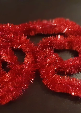 Grande guirlande rouge brillante Déco Noël, état: Très bon état, 2,00 €, 2,80 € Protection acheteurs incluse