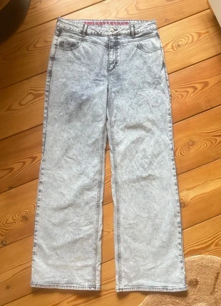 Pom Amsterdam Wide leg jeans, merk: POM Amsterdam, staat: Heel goed, maat: XL / 42 / 14, € 60,00, € 63,70 inclusief Kopersbescherming