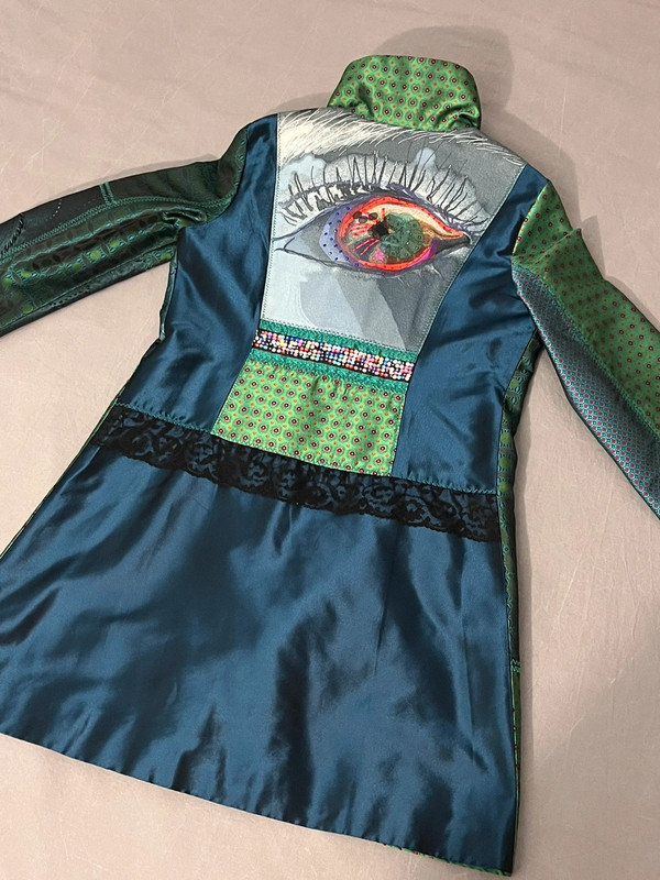 Abrigo Desigual verde 2