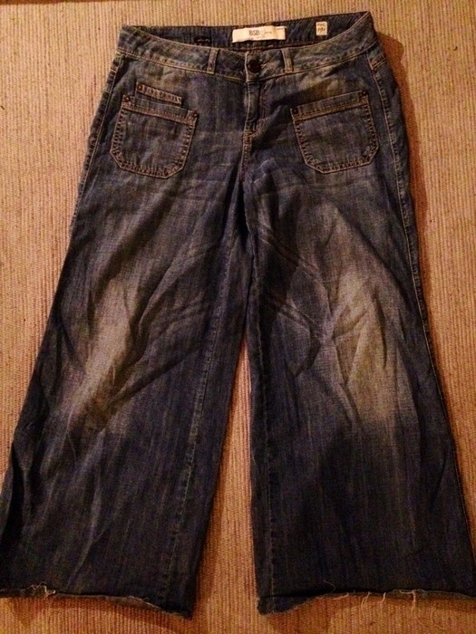 Pantalon Jean jupe-culotte 1