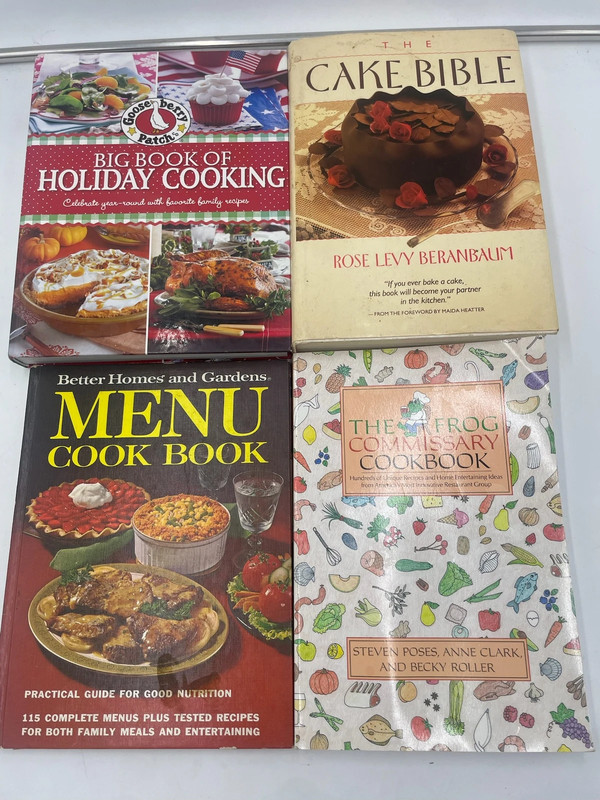 Lot of 4 wonderful cook books 1