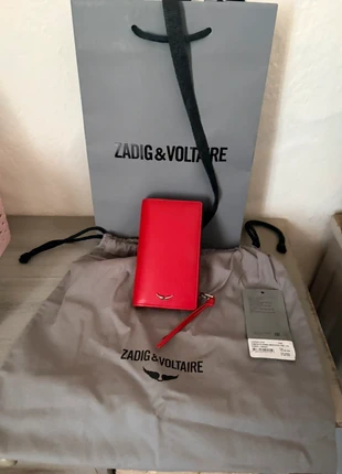 Porte monnaie Zadig et Voltaire rouge, brand: Zadig & Voltaire, condition: New with tags, €75.00, €79.45 includes Buyer Protection