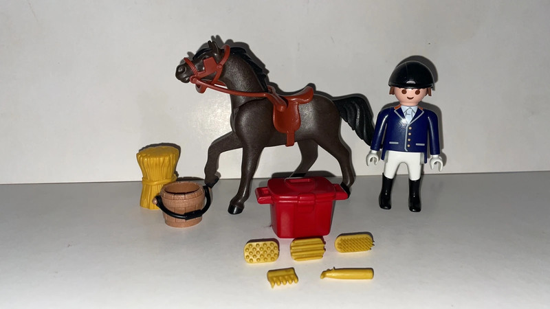 Playmobil - Cavalière avec cheval