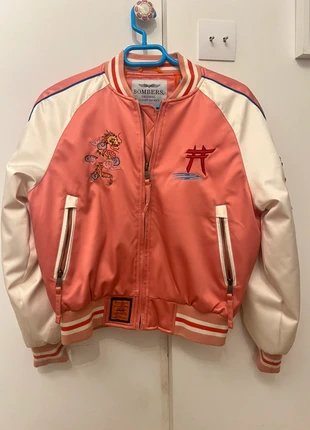 Bomber rose Bombers Original – Édition Summer 89 – Style Sukajan – Taille S, brand: Bombers Original, condizioni: Ottime, taglia: S / IT 40 / EU 36, €45.00, €47.95 include la Protezione acquisti
