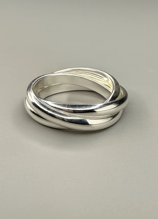 Bague spirale argent 925 vintage, brand: Argent, condition: Very good, size: 17.3 mm Ø, €12.90, €14.25 includes Buyer Protection Pro