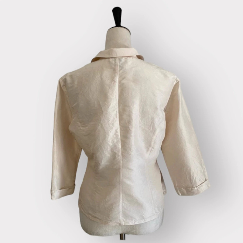 Sash Vintage Authentico Femminile Silk Shirt Cream 3