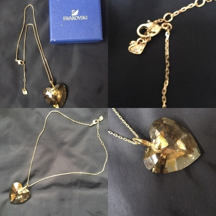 Collier pendentif cœur Swarovski 1