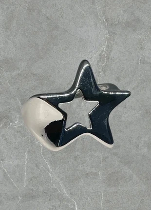 Bague Chrome argentée étoile ajustable ⭐💛, merk: CHROME, staat: Heel goed, maat: Aanpasbaar, € 10,00, € 11,20 inclusief Kopersbescherming